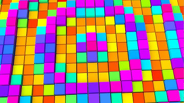 Blender Animation Short - Wave Cube Color