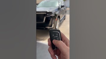 2021 - 2023 Cadillac Escalade - How To Use Remote Start Feature On Remote Key Fob