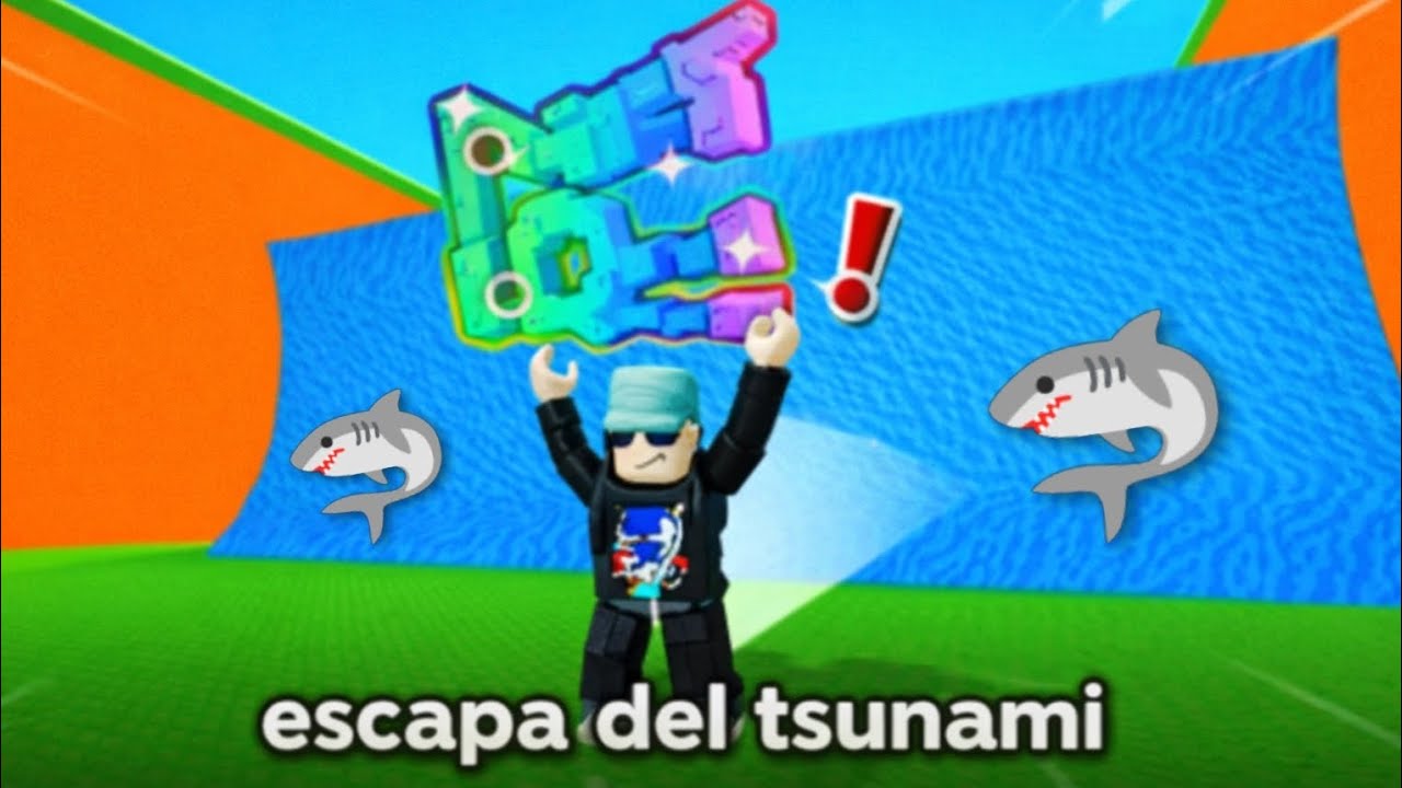 Jugando escapa del tsunami por brainrots y consigo six Seven rainbow y más......