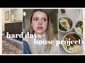 VLOG: had some HARD days, DIY Home Projects + Shipping my Ring