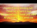 ★Miley Cyrus★ Wrecking Ball (Nicolas Costa Remix)~~►Lyrics