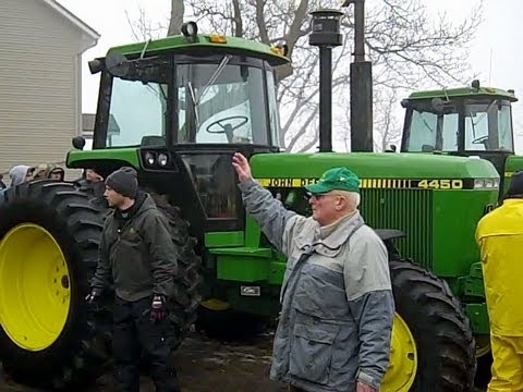 John Deere 4450 Tractor Sold for Record Price on Alpha, MN Farm Auction