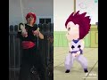 hisoka and baby hisoka dancing