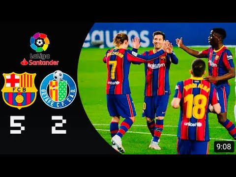 Barcelona vs Getafe 5-2 | 2021 Goals & EXTENDED Highlights [English Commentary]
