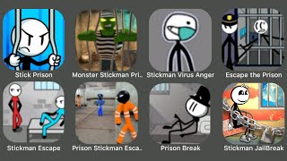 Top 8 Stickman Prison Escape Android Games: Prison Break, Escape the Prison, Stickman JailBreak screenshot 5