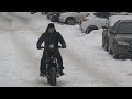 Мотоцикл Скаут Сафари 3. Как ездит зимой на стоковой резине.