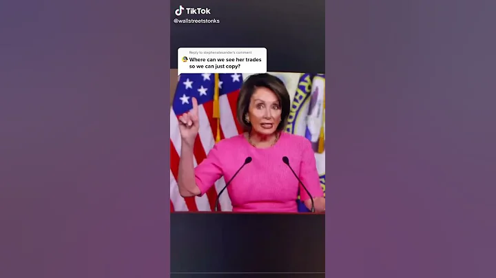 How to find out Nancy Pelosi trades