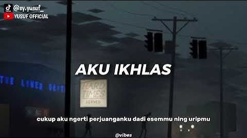 Aku Ikhlas - Aftershine | Speed Up + Lirik (aku ikhlas speed up)