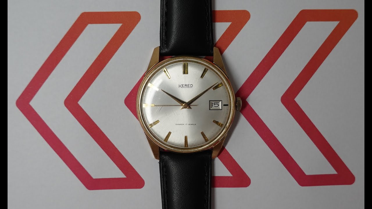 1964 Kered Diashock men's vintage watch - Seiko in disguise! Model  reference 6602-1990 - YouTube