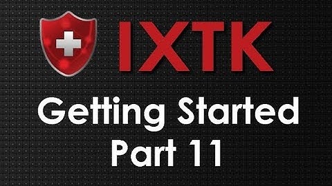 IXTK v5 Getting Started - Part 11:  Video and Image Classification Standard (VICS)