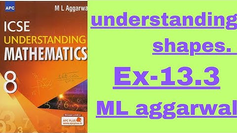 Understanding shapes. ex 13.3.class8.ML.AGGARWAL.