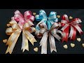 สอนวิธีทำโบว์ขั้นเทพ ติดของขวัญสินค้าผลิตภัณฑ์ ทำได้ขายดี How to make ribbon bow.