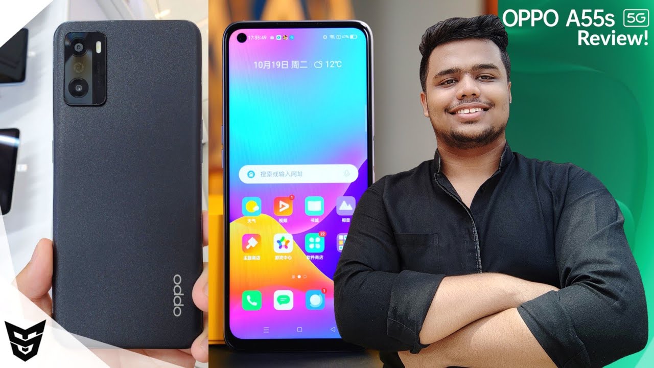 OPPO - (新品未開封) OPPO A55s 5G Black (64GB) ETOtalk OPPO A55s 5G Global Version Dual Sim Android 11
