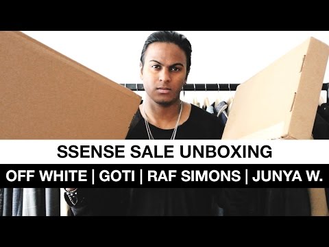 SSENSE Sale Unboxing: Off White, Goti, Raf Simons & Junya W.