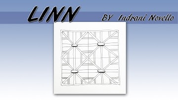 如何畫一般圖樣How to draw the Tangle Pattern LINN