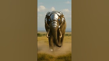 "Từ Voi Thường Thành Robot Khổng Lồ! 🐘🤖 | Short Biến Hình Cực Gắt! #AI #shortvideo