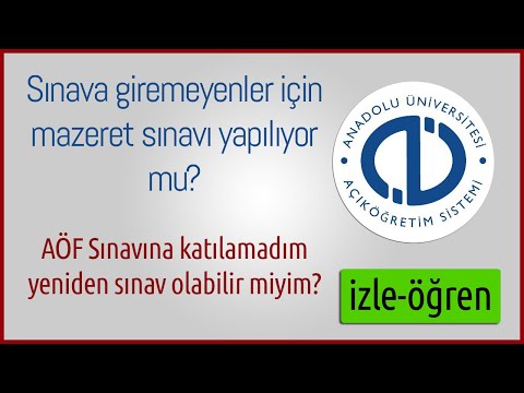 AÇIKÖĞRETİM SINAVINDA TELAFİ