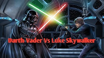 #DarthVader Vs #LukeSkywalker 1v1 lightsaber Duel  Star wars Battlefront 2