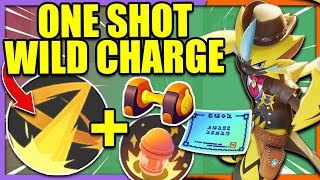 Max Attack Damage WILD CHARGE ZERAORA Build | Pokemon Unite