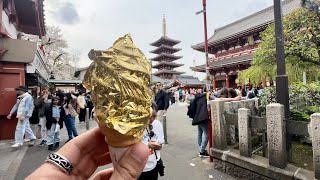 10 Japanese Sweet Street Food in Asakusa Japan 🍡🍦