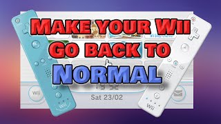 How To Get The Original Wii Theme Back screenshot 3