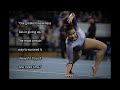 What a terrible serious accident  during her floor exercise  gymnast