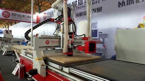 Professional nesting cnc machine center with auto loading unloading system