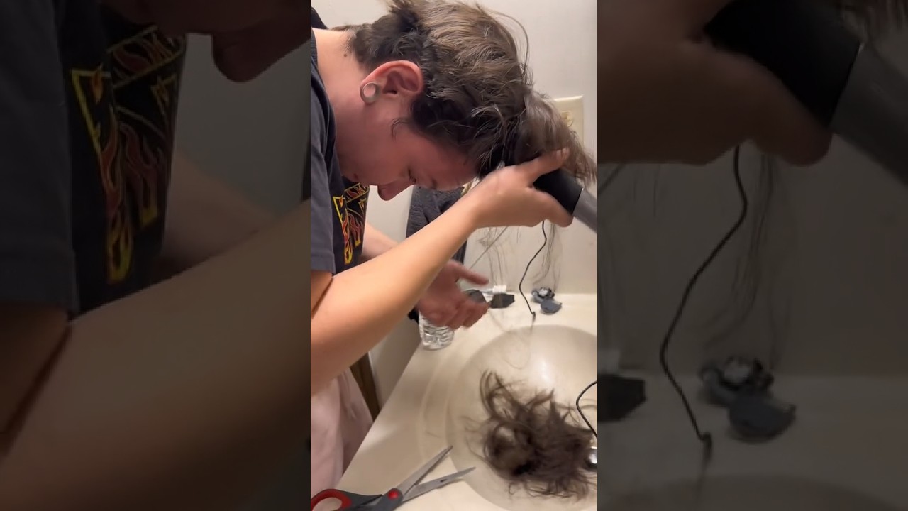 I Shaved My Own Hair in Tears