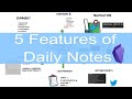5 features of my Obsidian Daily Notes workflow
