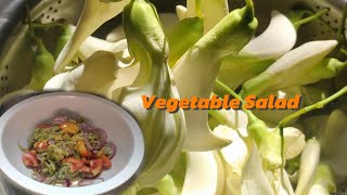 Vegetable Hummingbird/Katuray Salad....(katuday in ilocano)##easyrecipe