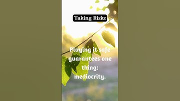 Why Taking Risks Can Change Your Life! 🚀 #Motivation