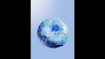 #1: BlenderGuru Donut Tutorial- Final Animation, Sagacity School