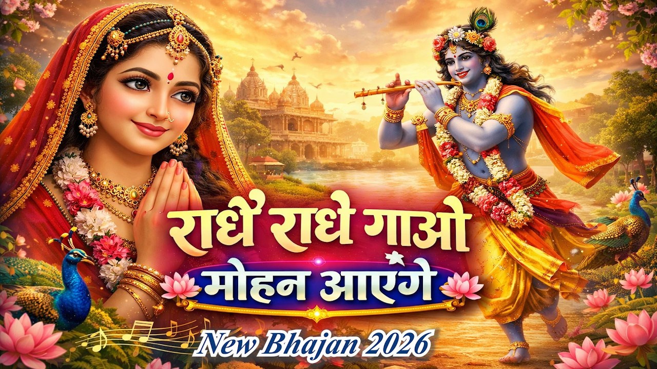 राधे राधे गाओ मोहन आएंगे | New Krishna Bhajan 2026 | Vaikunth Vibes | Radhe Radhe Gao Mohan Aayenge