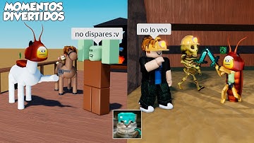 RIELES MUERTOS EN LAS MINAS MOMENTOS DIVERTIDOS (ROBLOX) (DEAD RAILS)