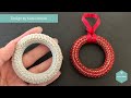 Treasure Circle Beaded Component Tutorial | Christmas Tree Decorations DIY | Toho Seed Beads