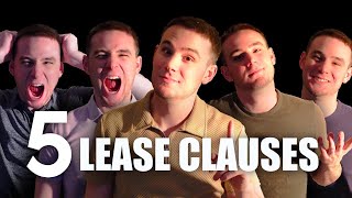 The 5 Lease Clauses You Need To Protect Yourself as a Landlord | How To Make The Most Money In Rent