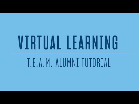 T.E.A.M. | Tutorial for Alumni