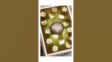 Bokeh Effect With Distress Inks