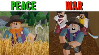 Peasant's life in PEACE and WAR | Empire Clash