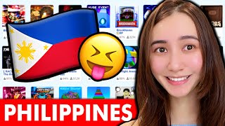 Playing PHILIPPINES Games in Roblox…