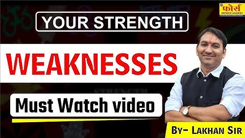SSB INTERVIEW | ssb interview nda | Your Strength and weaknesses
