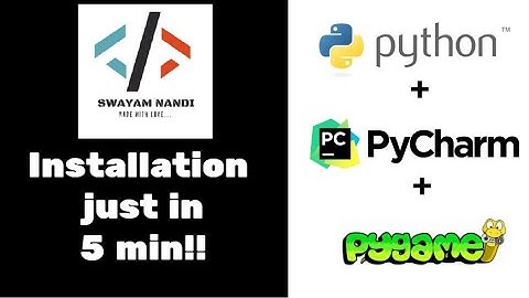How to Download and Install Python + PyCharm + PyGame in Windows 10 64-bit in 5 minutes??