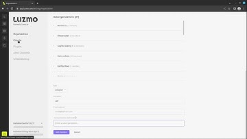 Introduction 1.3: The Luzmo platform settings page