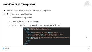 Web Content Templates 7.3 Front-End Dev