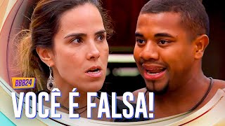 WANESSA E DAVI BRIGAM POR MÁ CONVIVÊNCIA NA CASA E BROTHER A CHAMA DE FALSA! 🔥| BBB 24