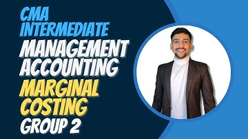 CMA Intermediate Management Accounting Class 1