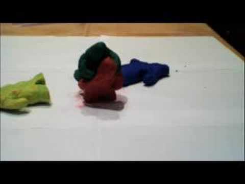 Chuck Norris Claymation battle