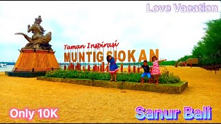 SUNRISE SUNSET di TAMAN INSPIRASI MUNTIG SIOKAN SANUR BALI PANTAI MERTASARI 😍