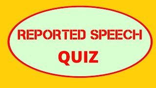 Reported speech – Test English Grammar Test