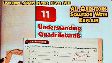 Learnwell smart Maths Class 8 Unit 11 Ex 11.3 Solutions|Class 8 learnwell maths Ex 11.3 Solution Pdf